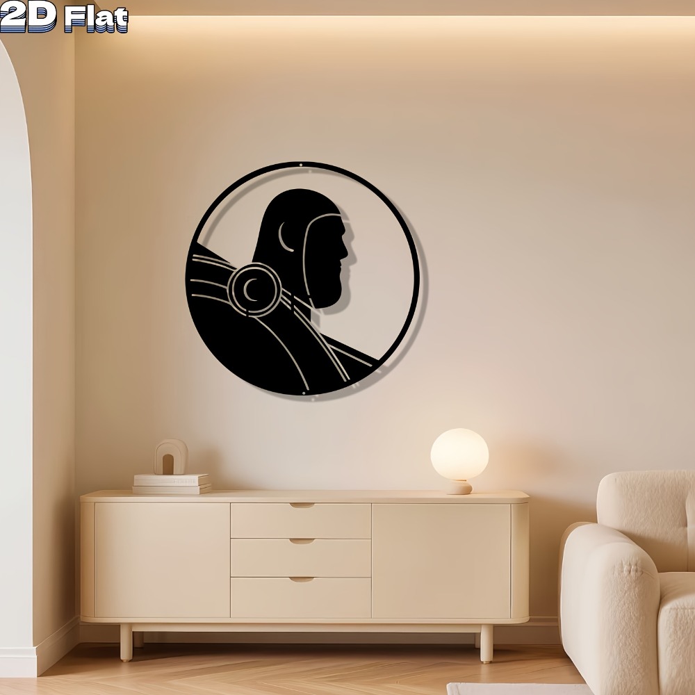 Tech Office Wall Decor - CIFbuy ModernRobot metalen wandkunst ijzeren sculptuur