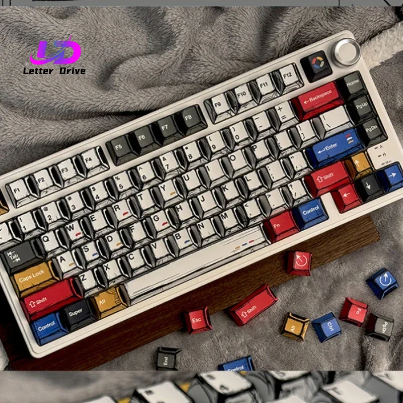 Office Tech - 2026 Comic KeyCaps Cherry Profile Gesublimeerd
