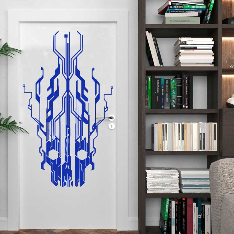 Chip Circuit Tech Schedel Viny - Tech Office Wall Decor recensie en prijs