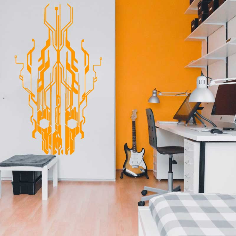 Chip Circuit Tech Schedel Viny - Tech Office Wall Decor recensie en prijs