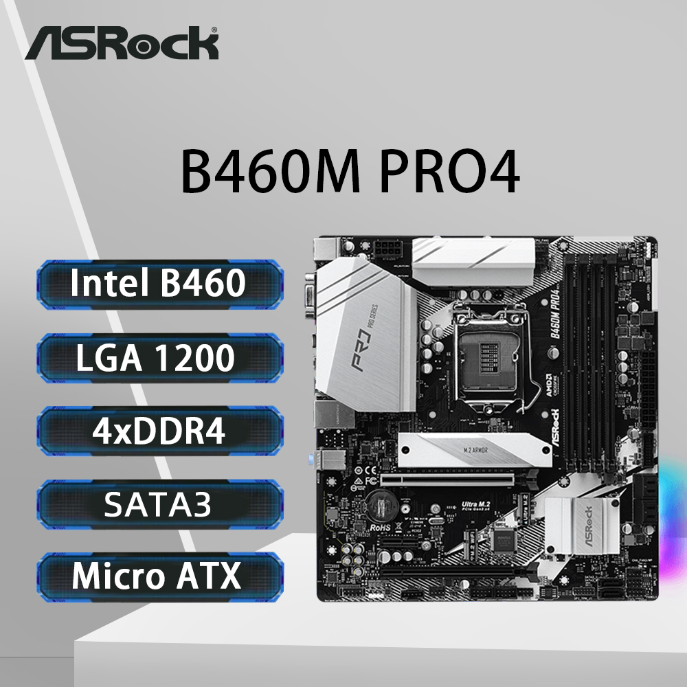 ASRock B460M PRO4 Moederbord L - Intel Cpu Core I5 recensie en prijs