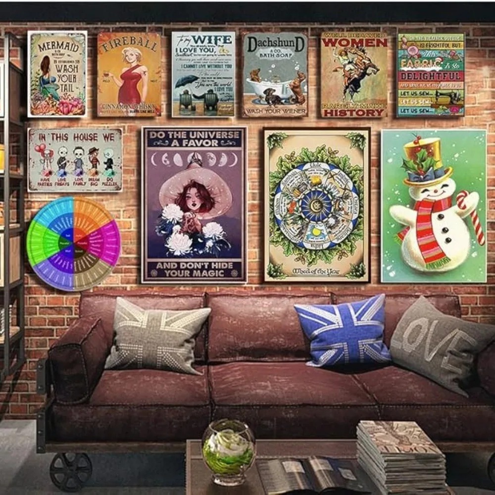 CIFBUY Retro Industrieel 2D Pl - Tech Office Wall Decor recensie en prijs