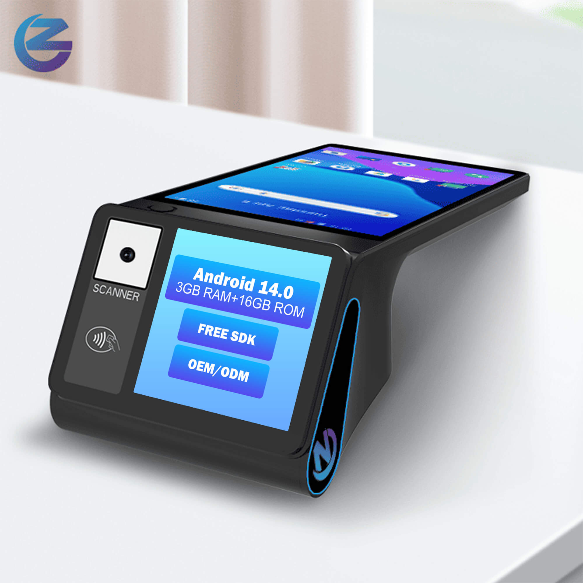 Android 14.0 Dual Screen 8 Inc - Pos Terminal Android recensie en prijs