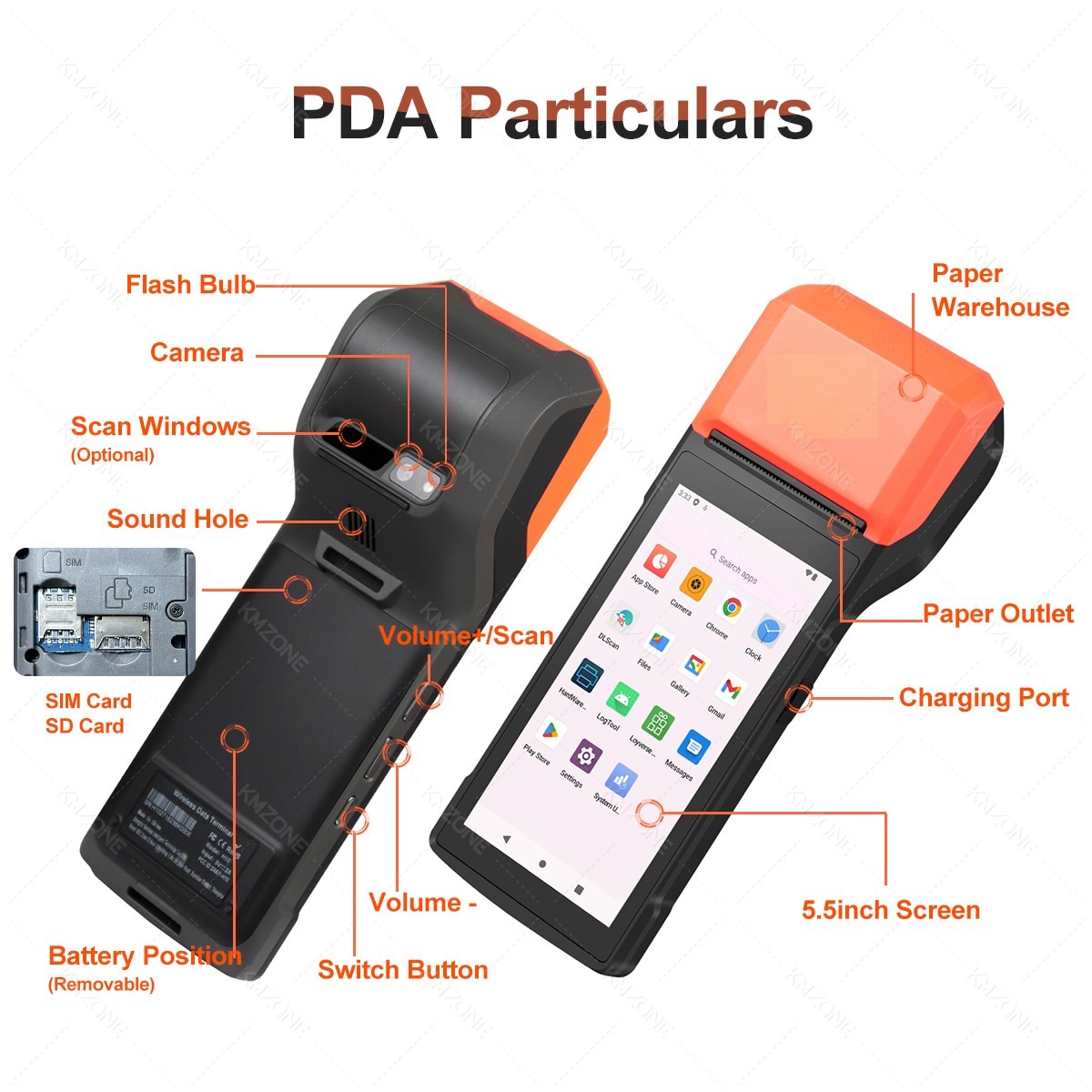 Handheld Android 13/14 PDA Pri - Pos Terminal Android recensie en prijs