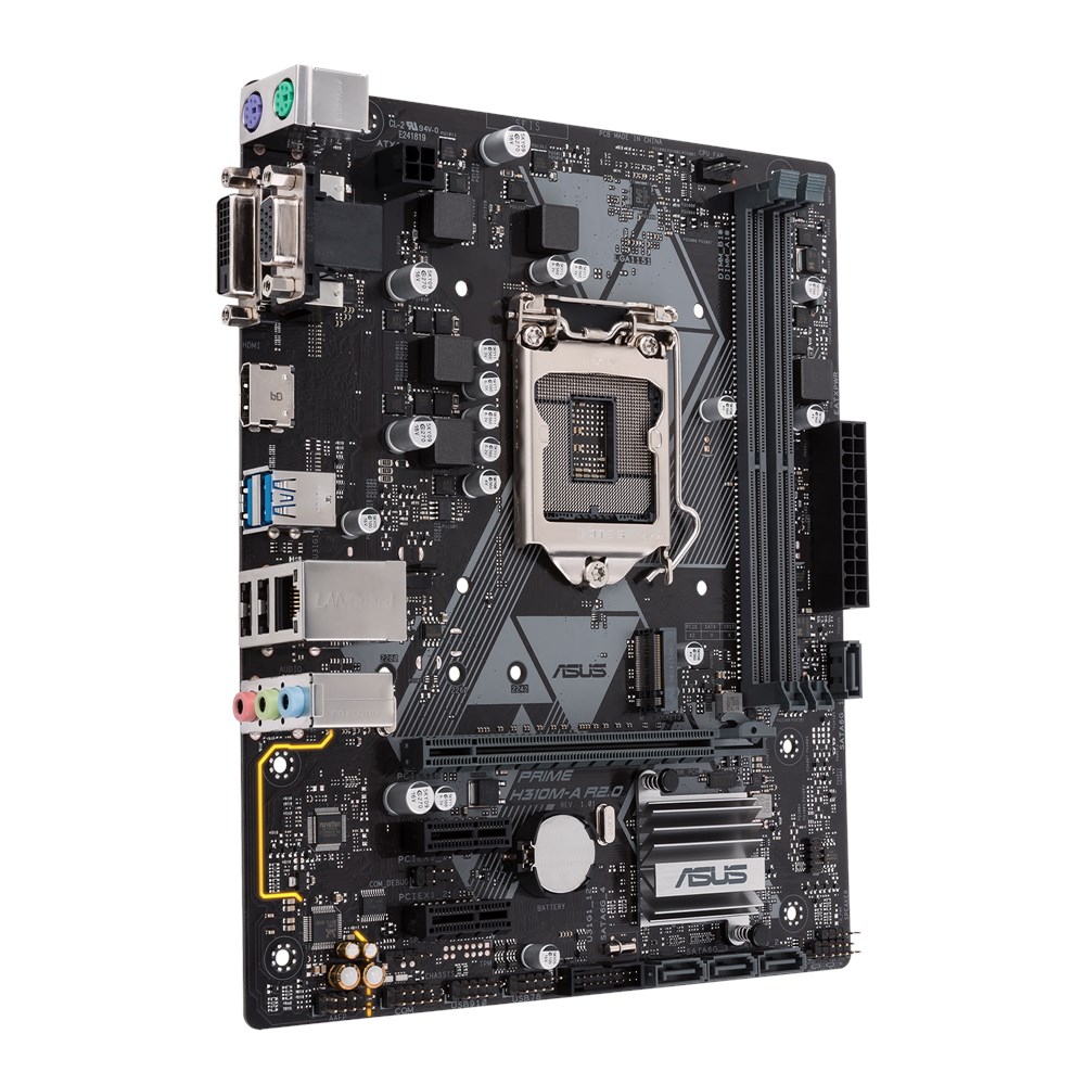 ASUS PRIME H310M-A R2.0 Moeder - Intel Cpu Core I5 recensie en prijs